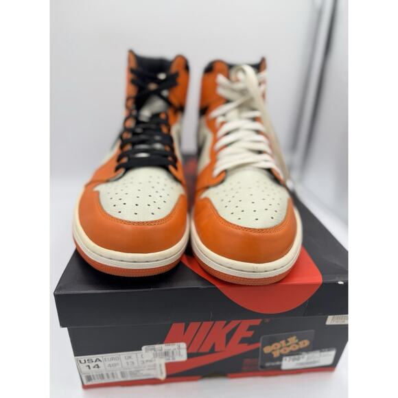 Size 14 - Jordan 1 Retro High OG shattered backboard away 2016 - Picture 1 of 10